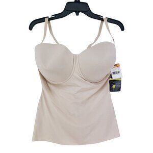 Maidenform Endlessly Smooth Nude Underwire Foam Camisole 38DD